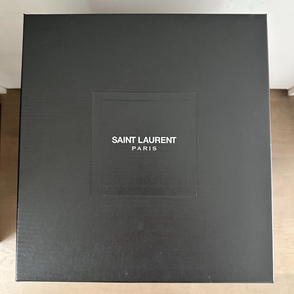 Saint Laurent Black Leather Ankle Boot - Picture 13 of 13
